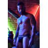 Breedwell Jockstrap lumineux RAVE LEGSTRAP Noir